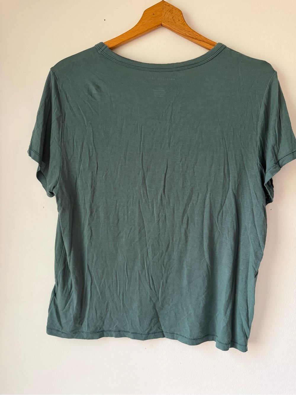 American Eagle Outfitters Short Sleeve Crew Tee in Teal - Picture 6 of 6
